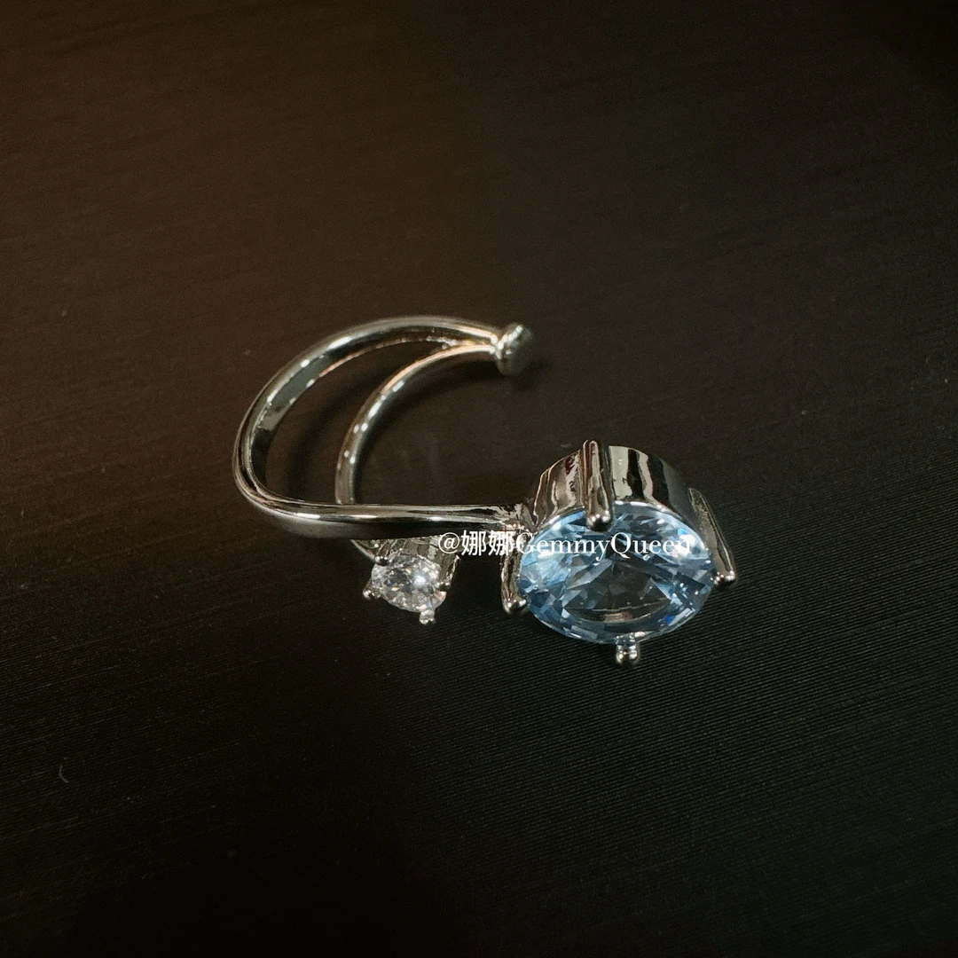 铜合金合成锆石耳饰 娜娜GemmyQueen耳夹GQ05146