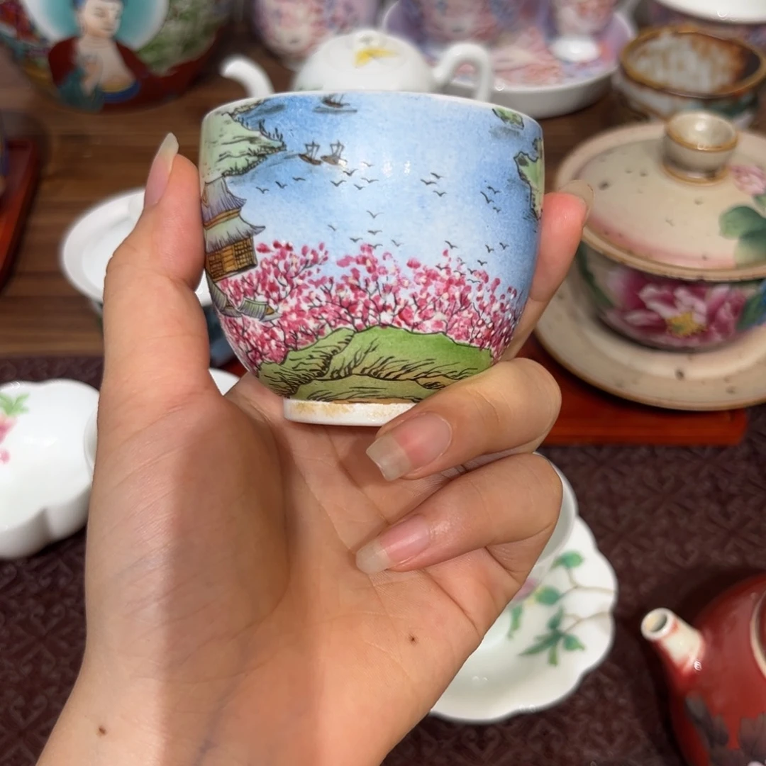 山水画杯杯福利品