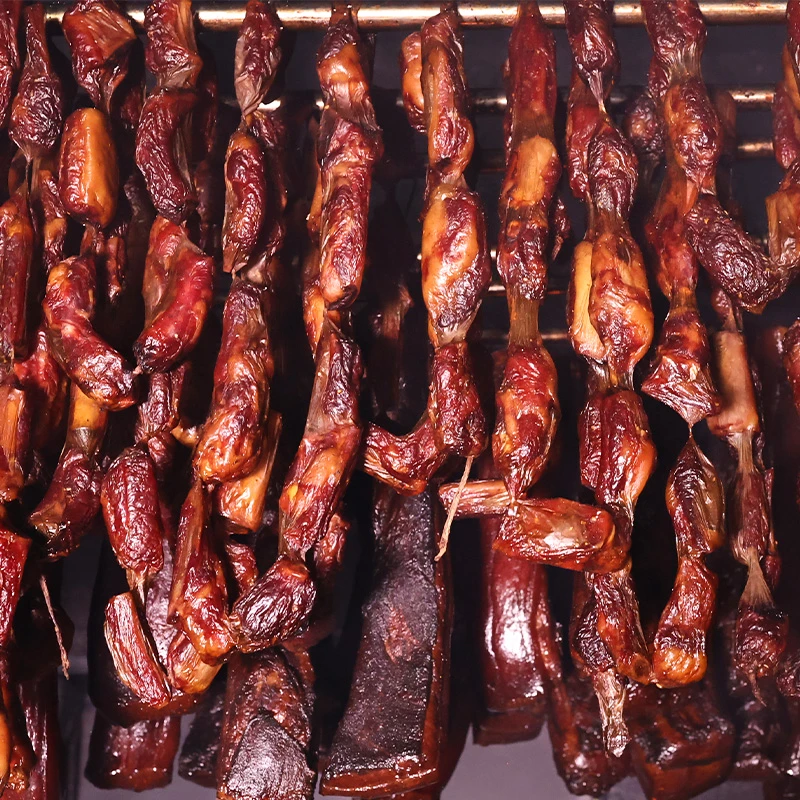 【秋田里】代卖农家熟食喂养土猪肉 烟熏腊排骨香肠