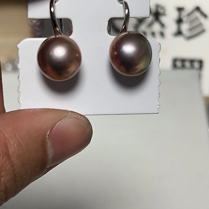 小****耳饰淡水珍珠银S925镶嵌