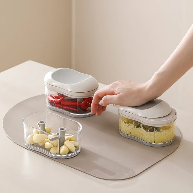 家用手推打蒜器多功能绞菜神器手推式小型搅蒜器创意来回压蒜绞蒜