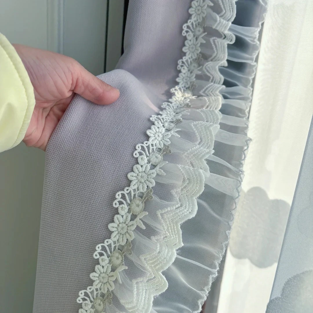 致远花边窗帘布艺法式蕾丝帘头侧边立边服装家居沙发装饰辅料花边