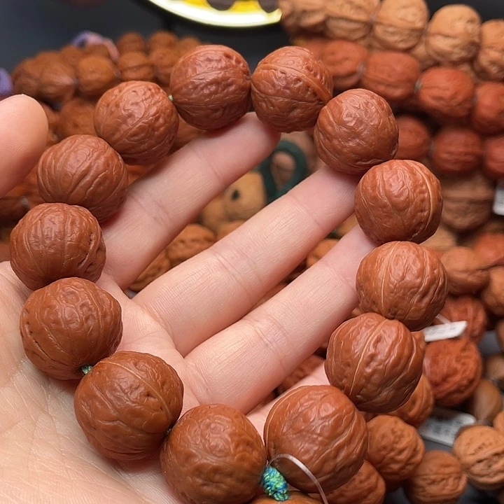 ****术手串文玩核桃光头