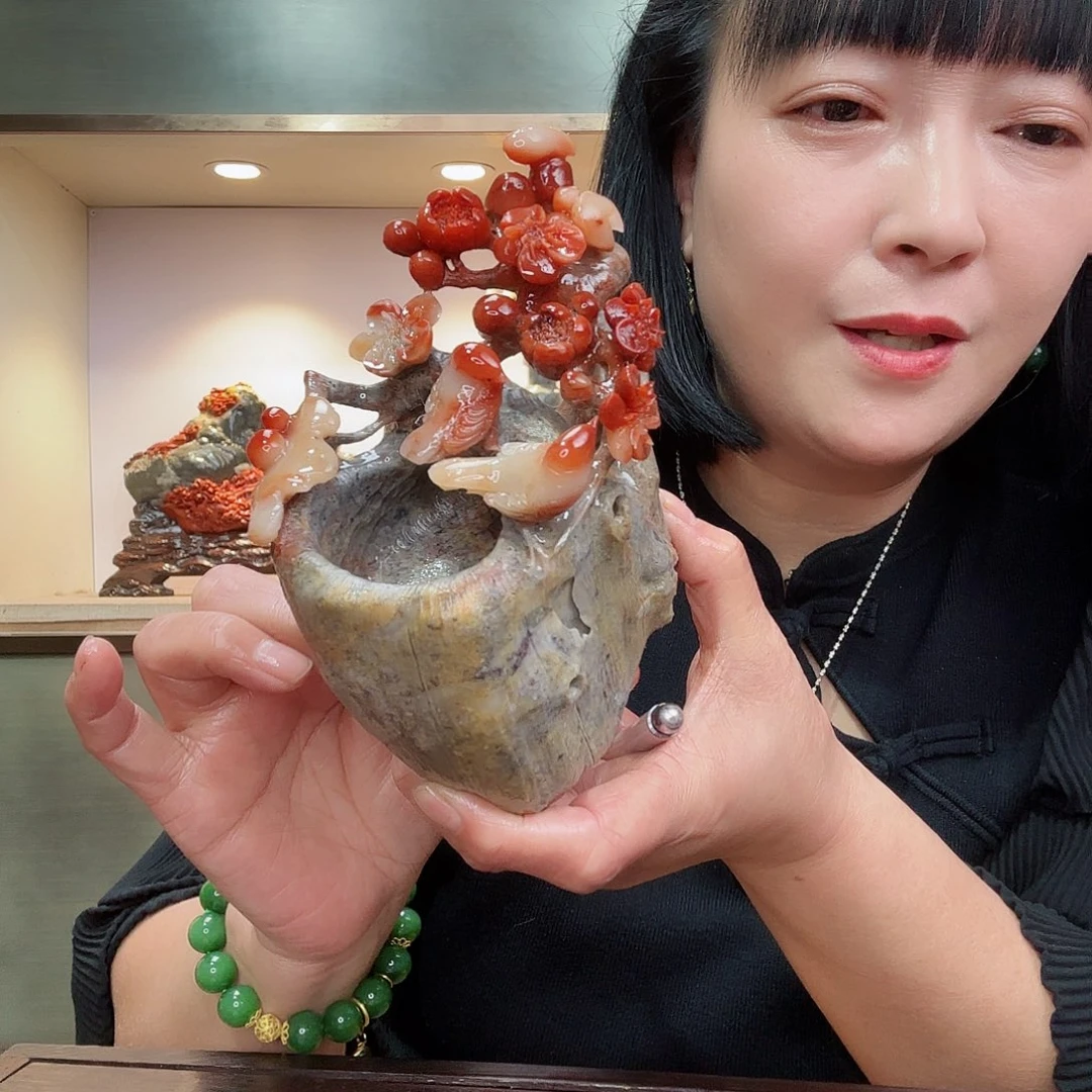 寿山石爱****)寿山石摆件