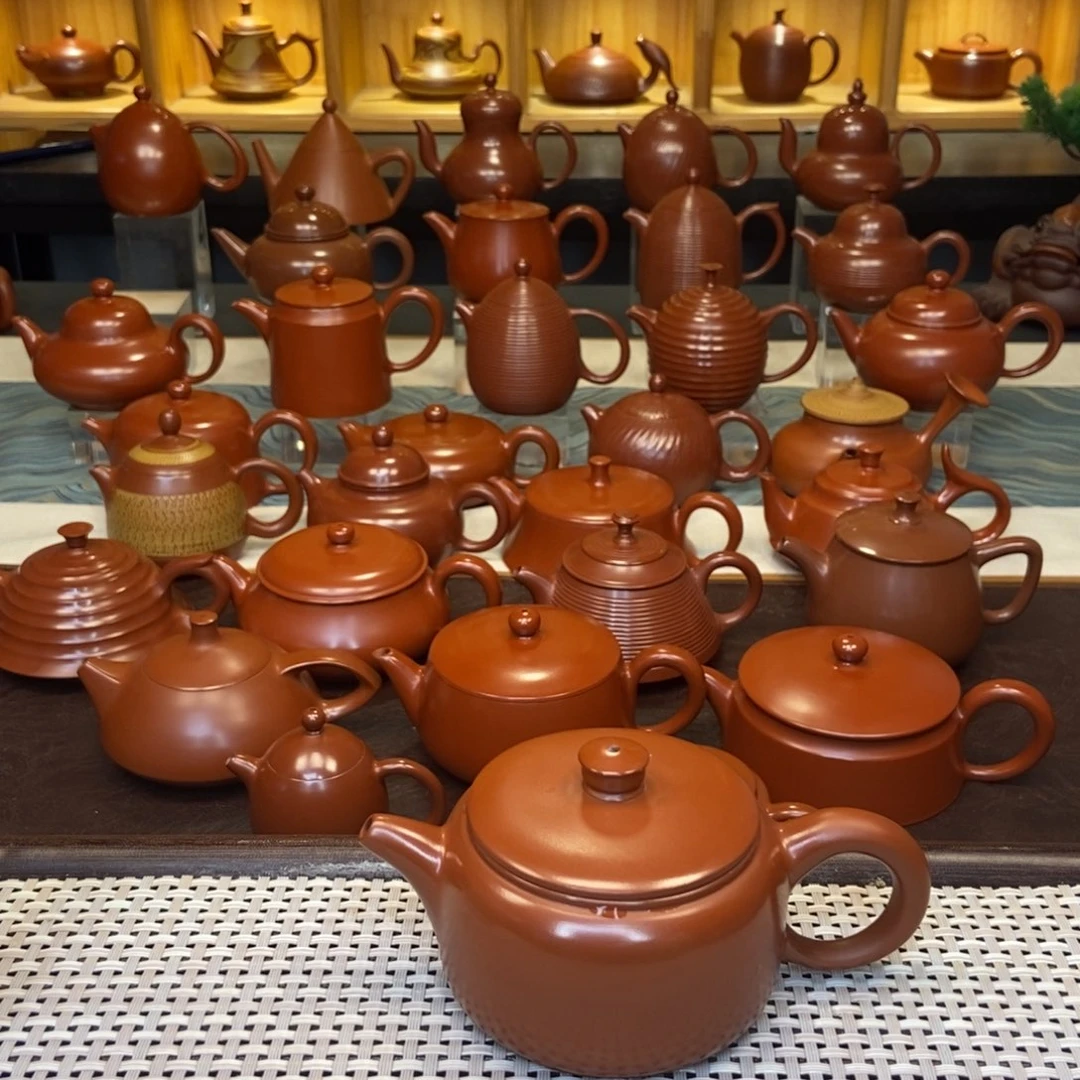 茶壶紫砂一****音潮州手工艺