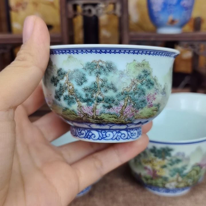 山水主人杯品茗杯