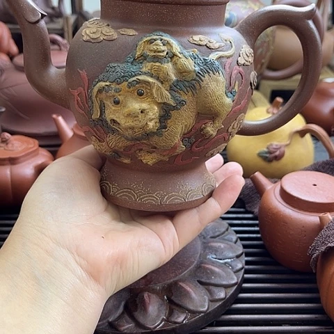 奋***斗茶壶紫砂宜兴紫砂6666