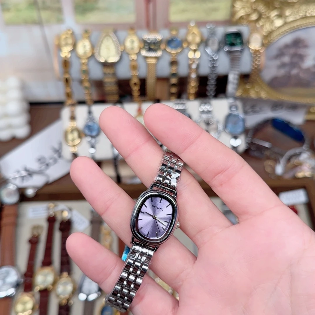 钢石英机芯合金紫色盘