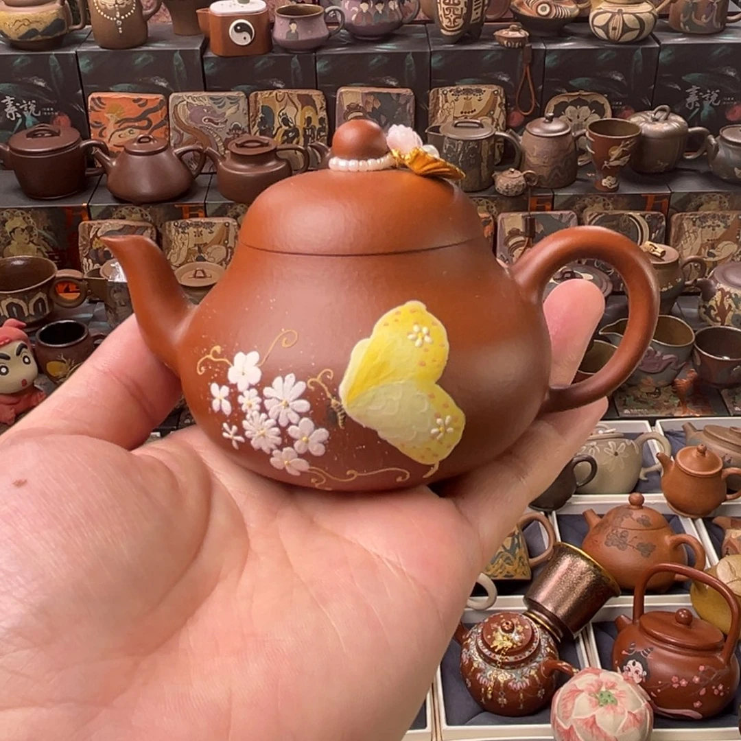 茶壶紫砂150cc原矿精工半手