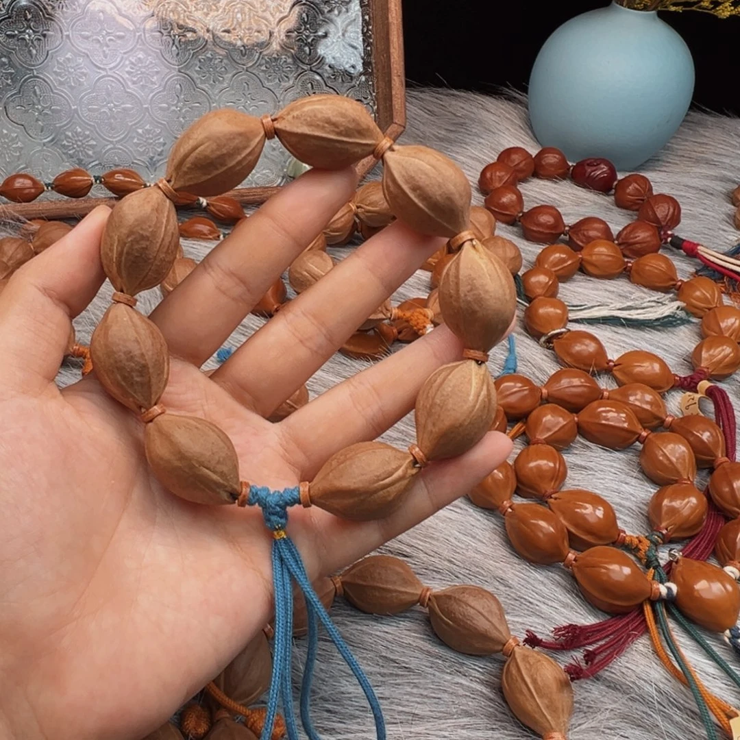 手串橄榄核梅林铁核19×28素串鲨鱼背