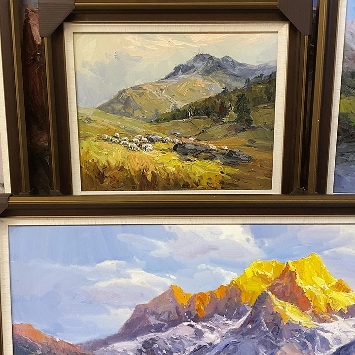 油画带外框画芯尺寸40x50cm