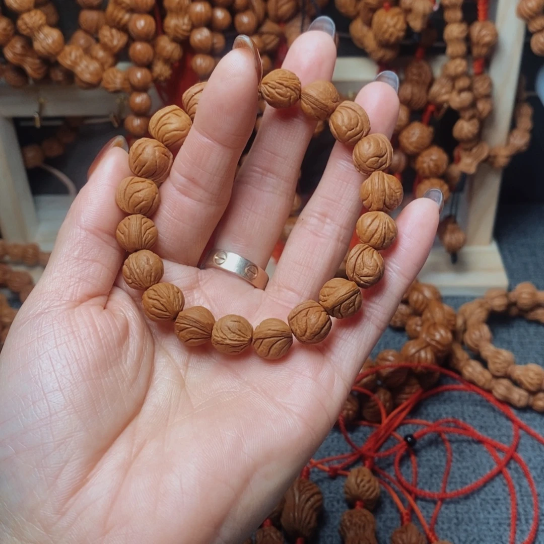 桃核吊坠龙纹桃枭