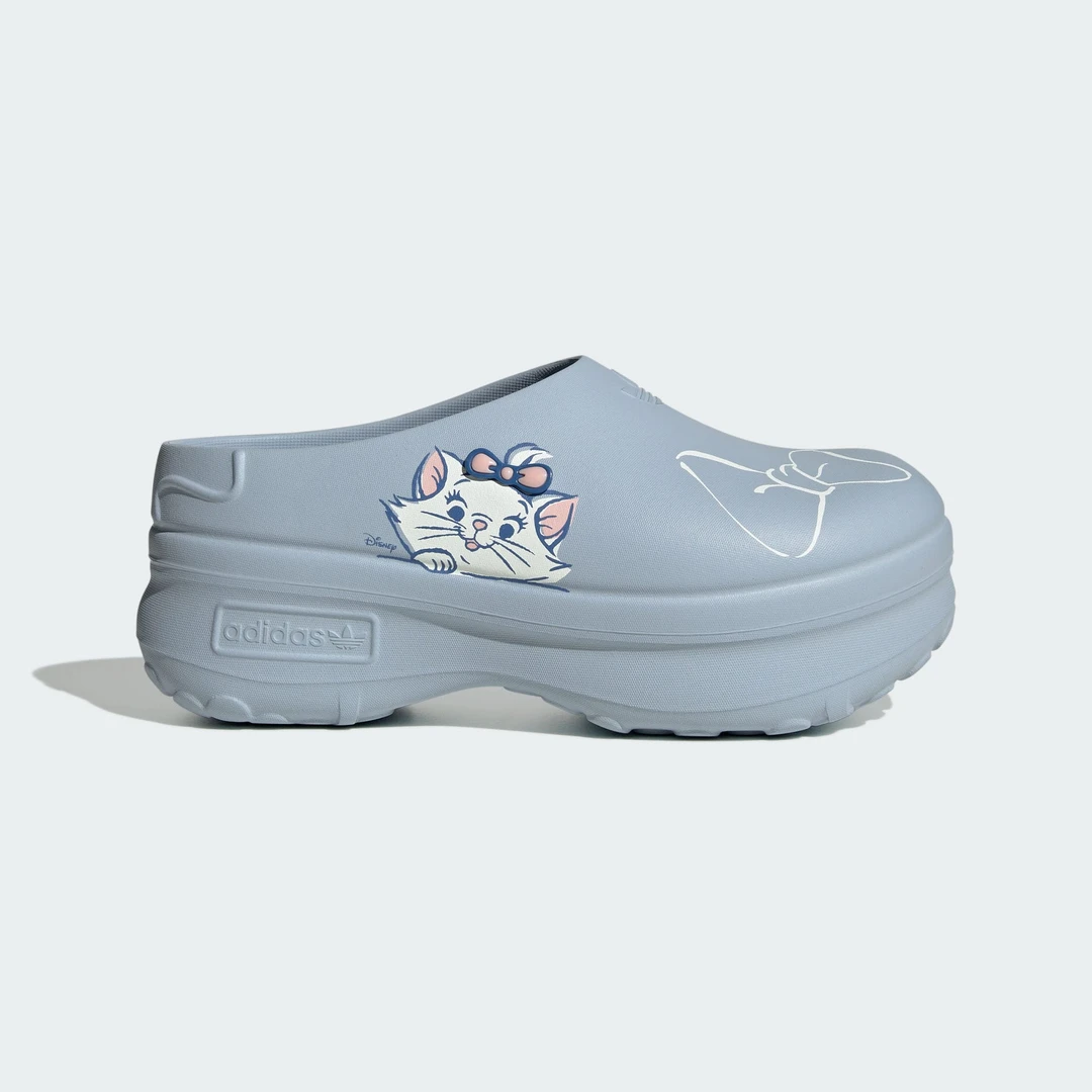 adidas/阿迪达斯迪士尼玛丽猫联名款运动凉鞋厨师鞋穆勒鞋JR4245