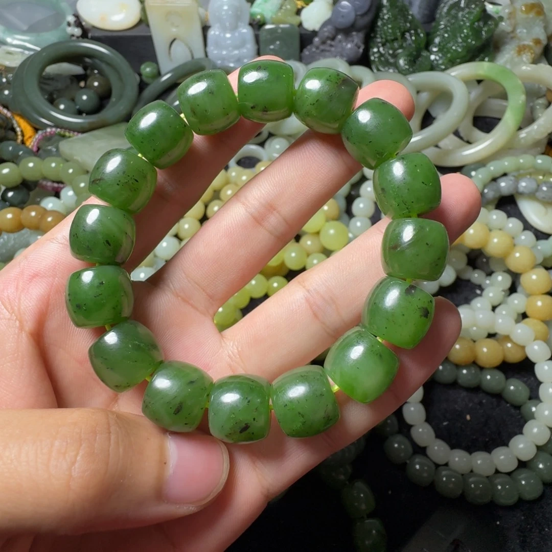 和田玉未镶嵌手串