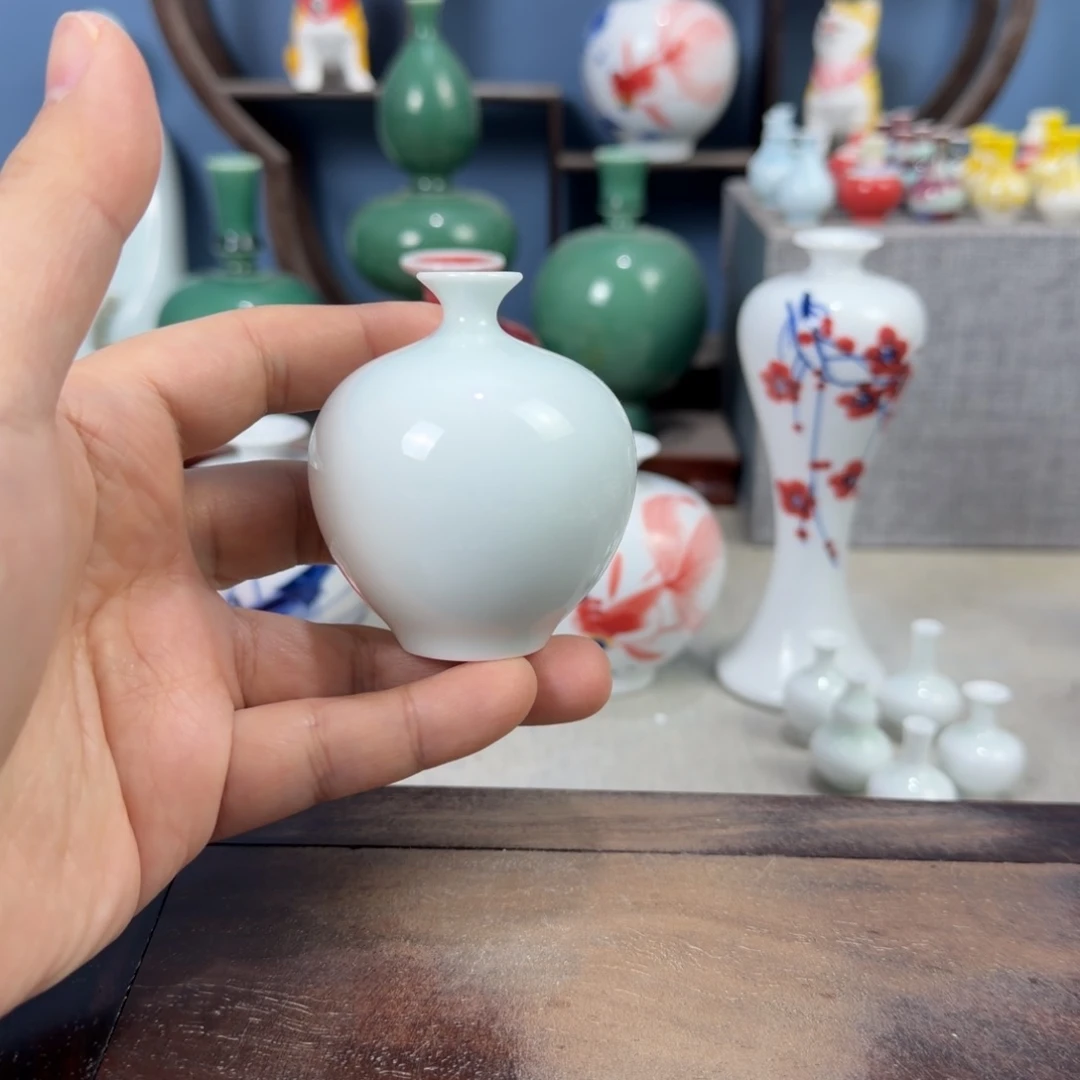 陶瓷手工小花器摆件