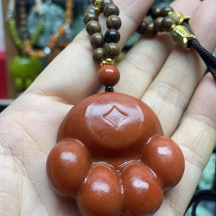 未镶嵌蛇纹石玉颈饰