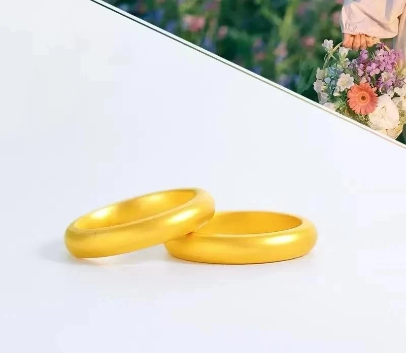 【抖音好货】孟加拉赤金豆豆提炼手工改款【素面泥鳅背】精工版可佩戴