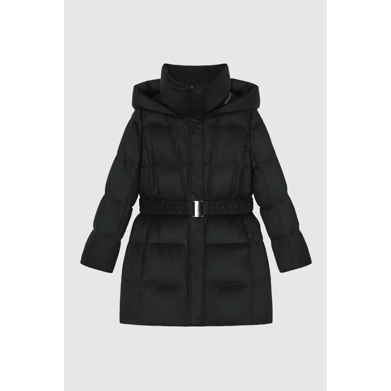 原单非市面货！小禾原面料真丝驼绒匈牙利白鹅绒羽绒服C589