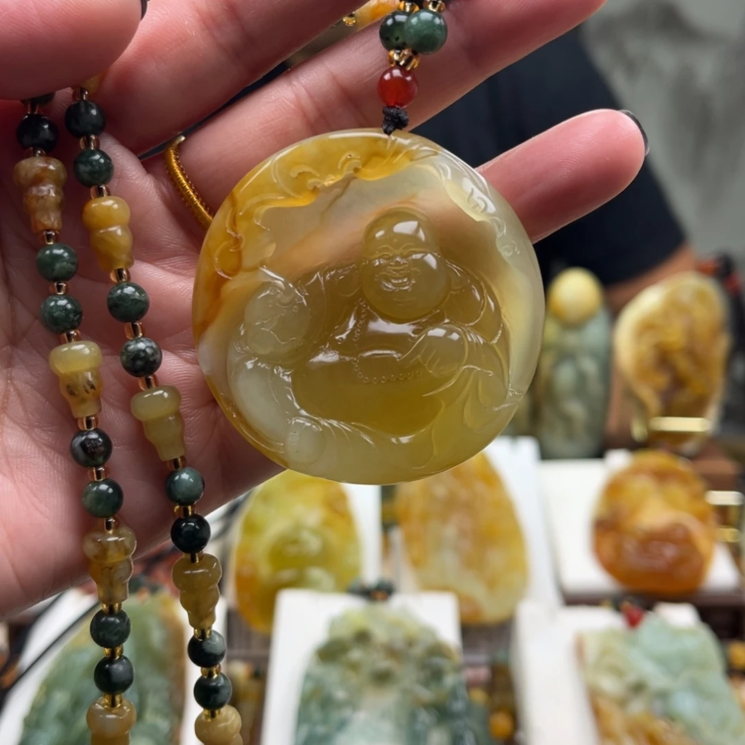 安***哥岫玉未镶嵌挂件挂件