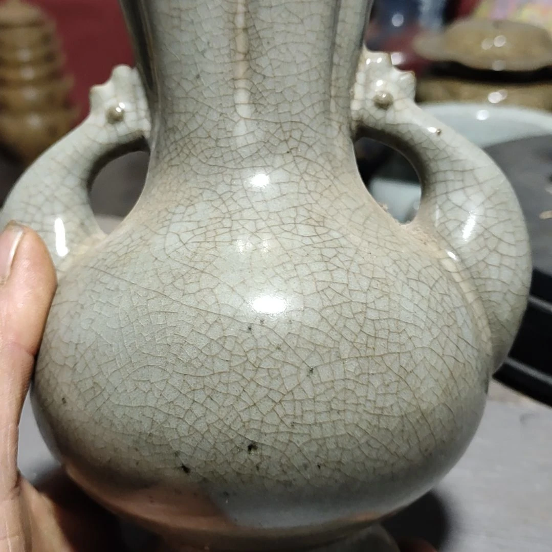 瓶绿*浙江龙泉窑工艺艺术珍藏品