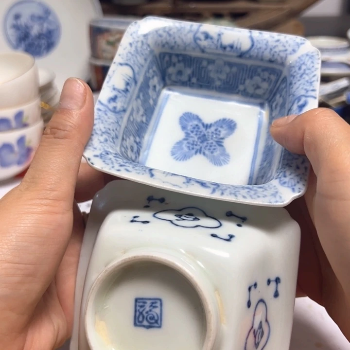 盖碗瓷器直播放漏中