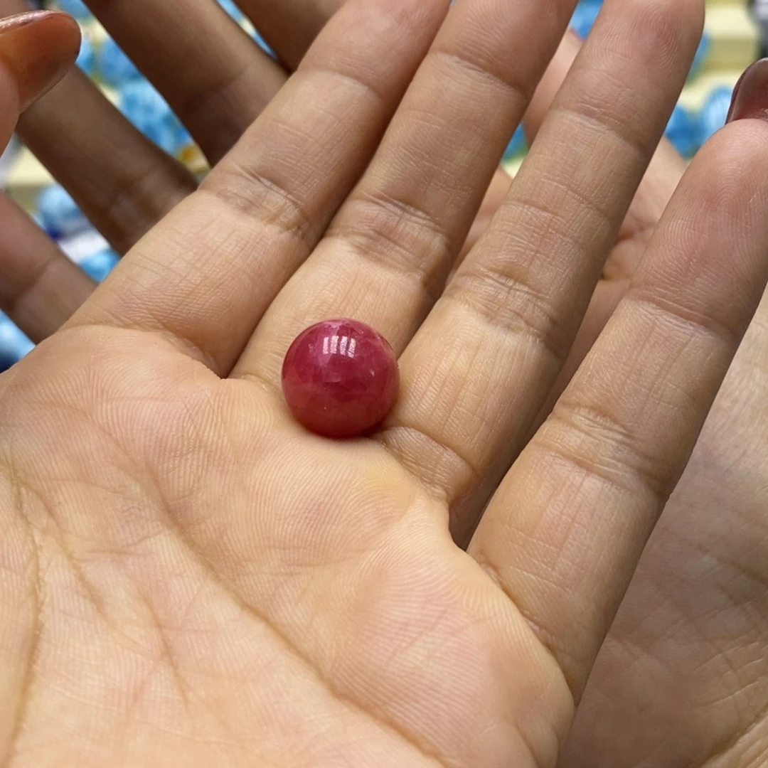 针钠钙石（海纹石）颈饰未镶嵌鱼**5