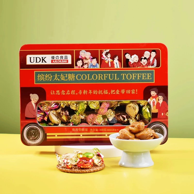 UDK优之良品糖果礼盒年货喜庆糖果太妃糖