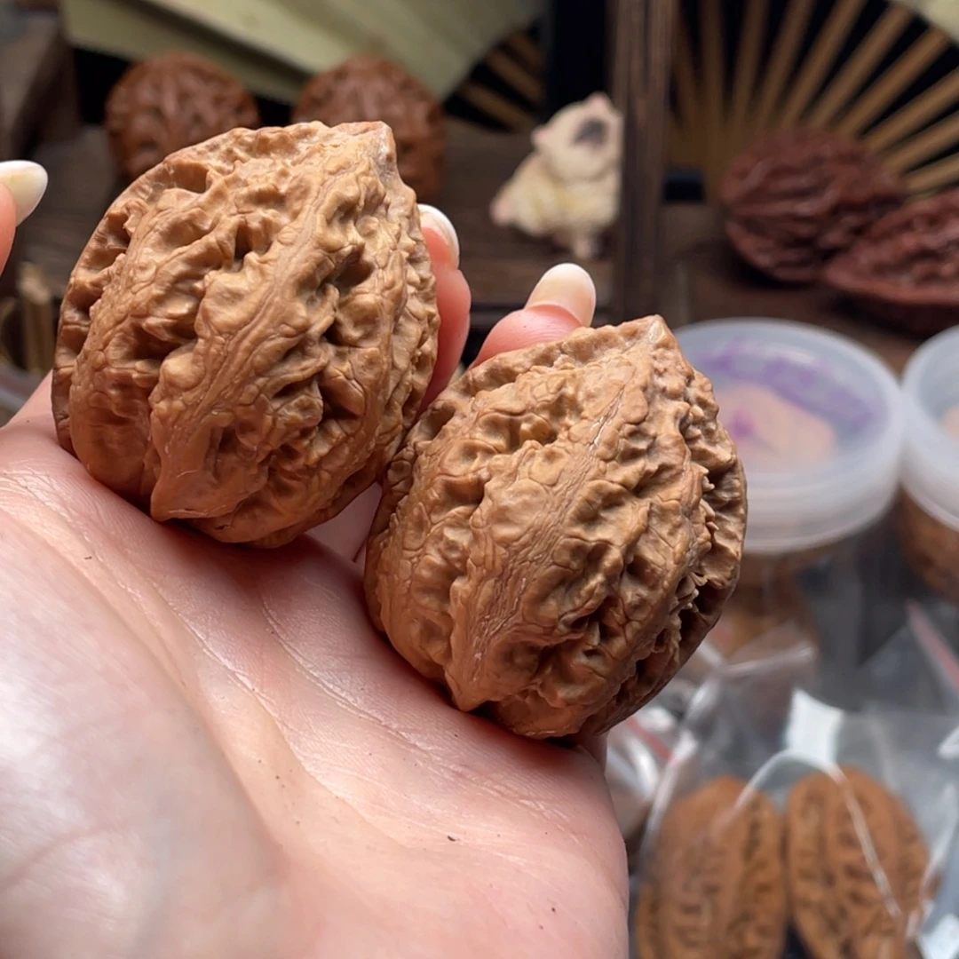 黄***艇文玩核桃把件楸刀鱼21