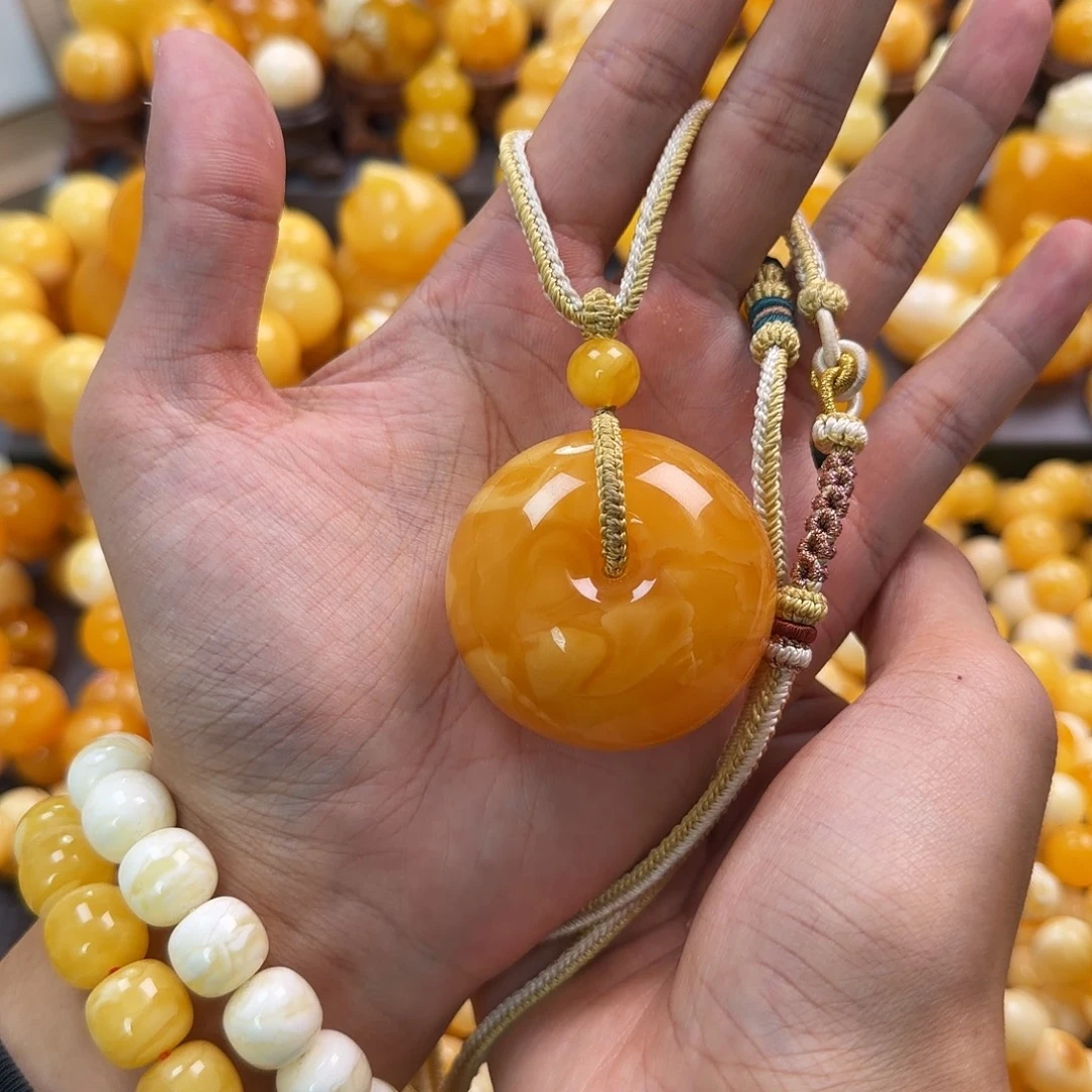 琥珀未镶嵌珠宝奇石35g