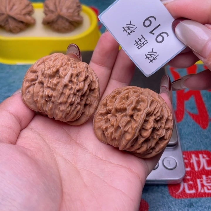 文玩核桃把件四座楼41.919
