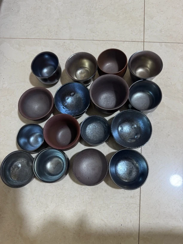 柴烧主人杯茶杯有瑕随缘发货