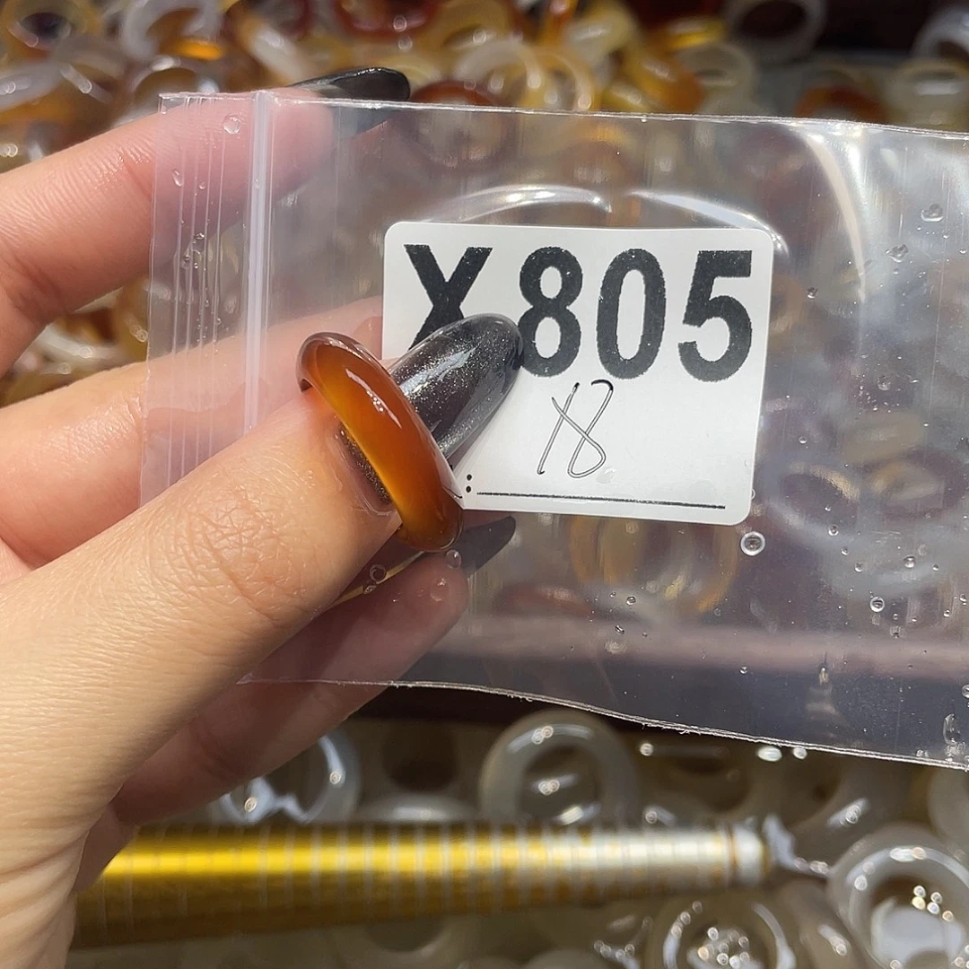 玛瑙/玉髓未镶嵌戒指805