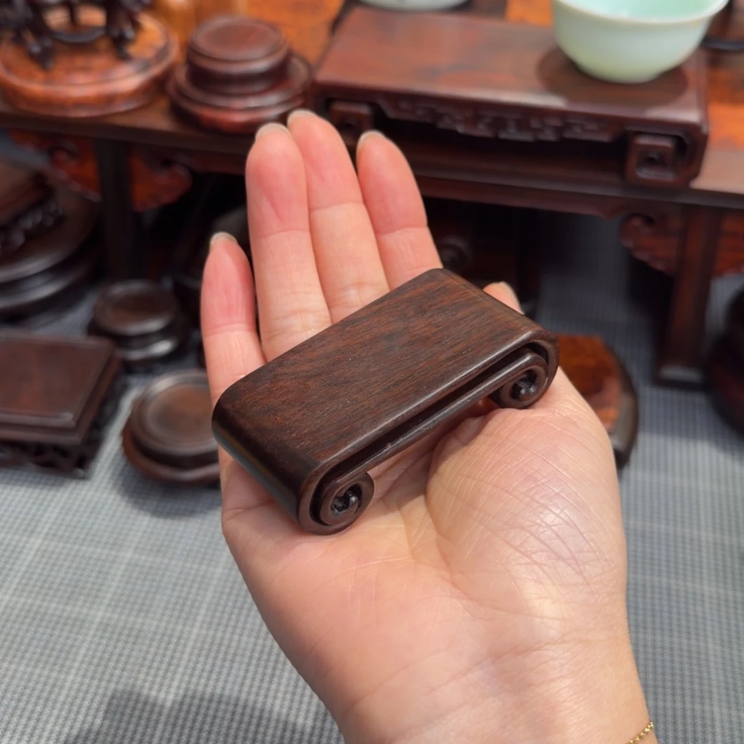 木大红酸枝交趾黄檀底座一木