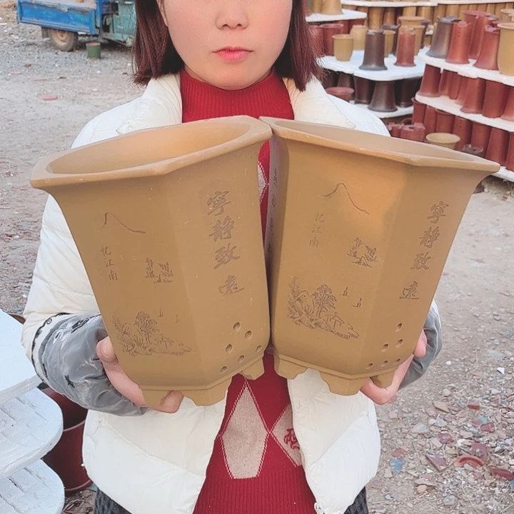 花盆紫砂宜兴紫砂精品花盆