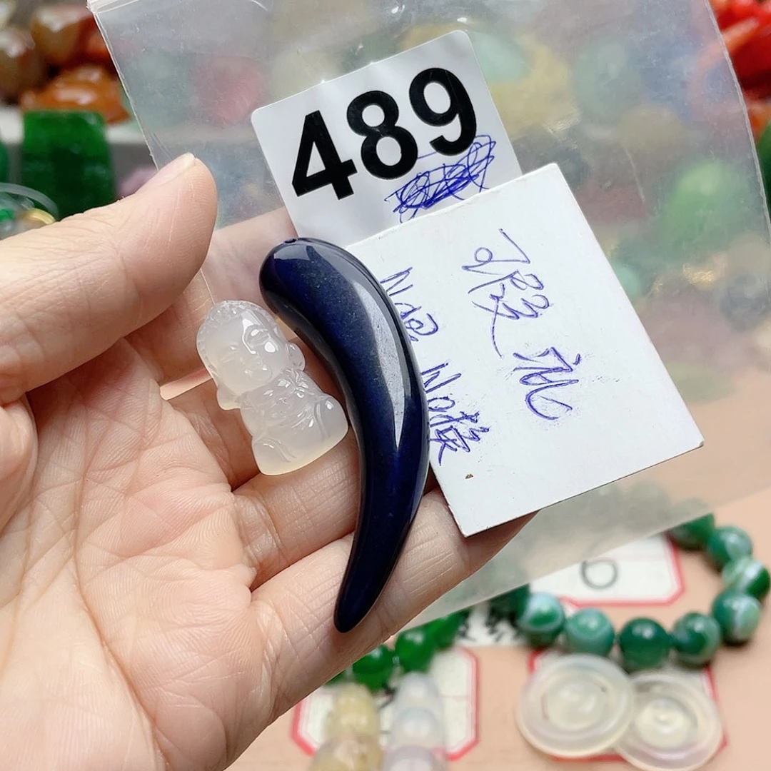 合金颈饰玛瑙/玉髓@**糖