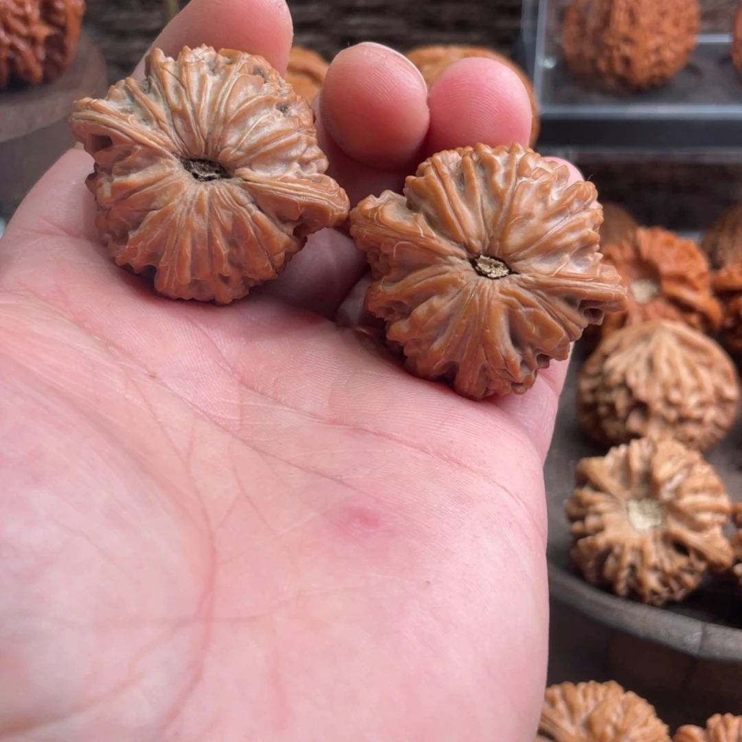 瓜***滚文玩核桃把件磨盘42