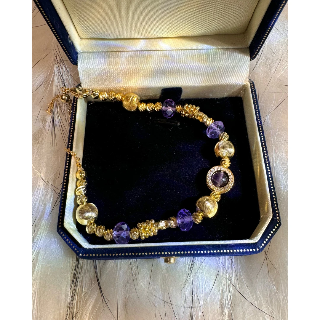 铜合金锆石手链 气质轻奢星辰手链 P1044