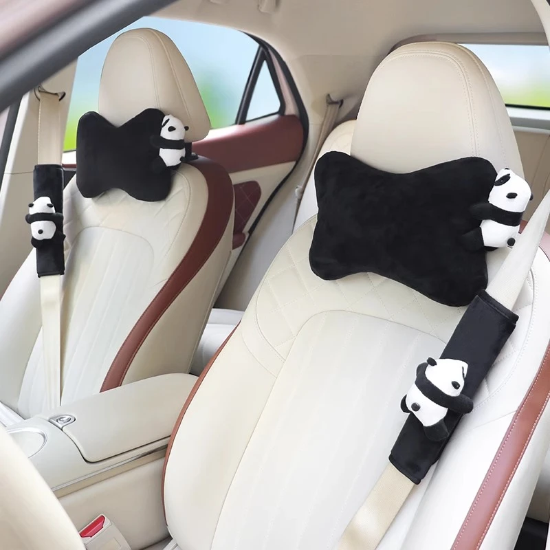 新款汽车头枕护颈枕可爱车载腰靠车内靠背垫护腰抱枕靠枕车用女生