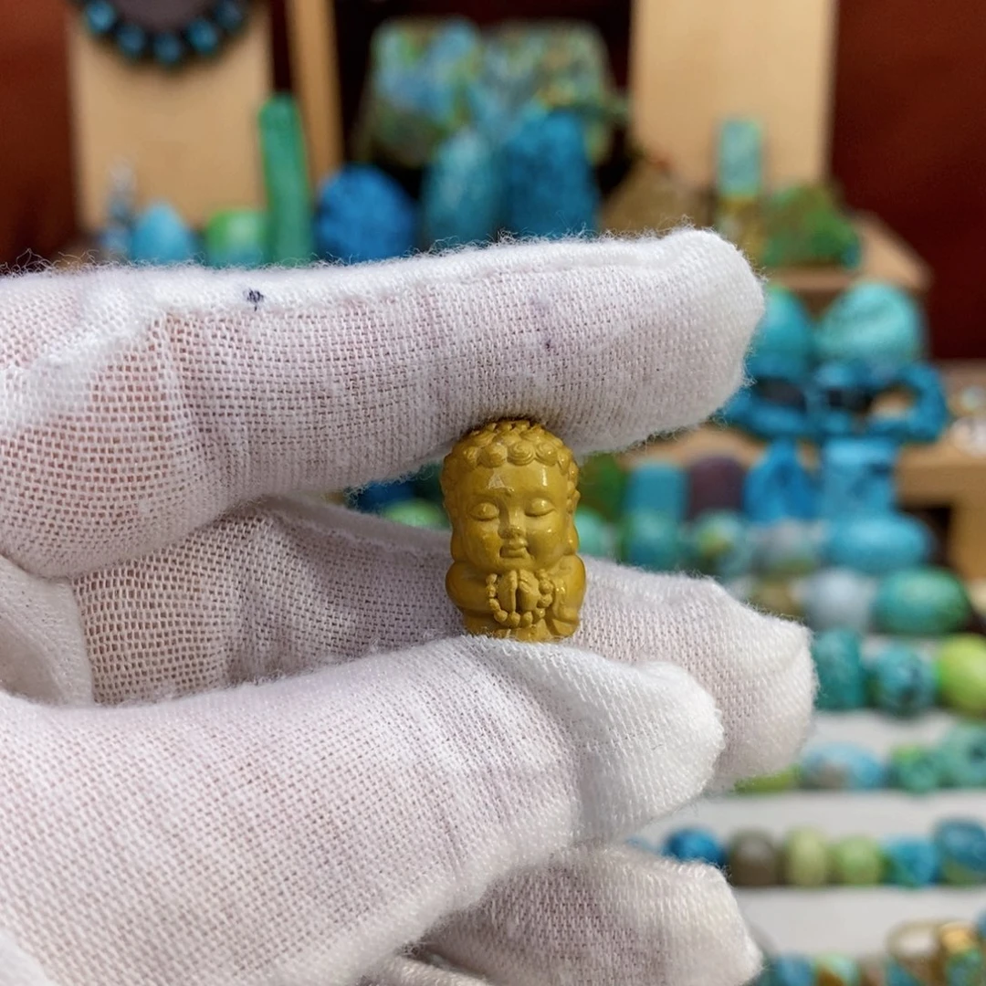 定制绿松石宝宝佛