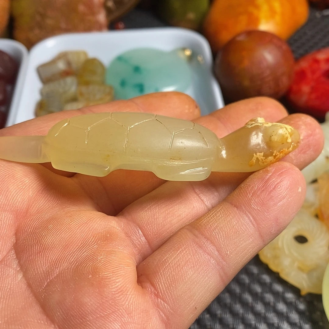 蛇纹石玉合金颈饰