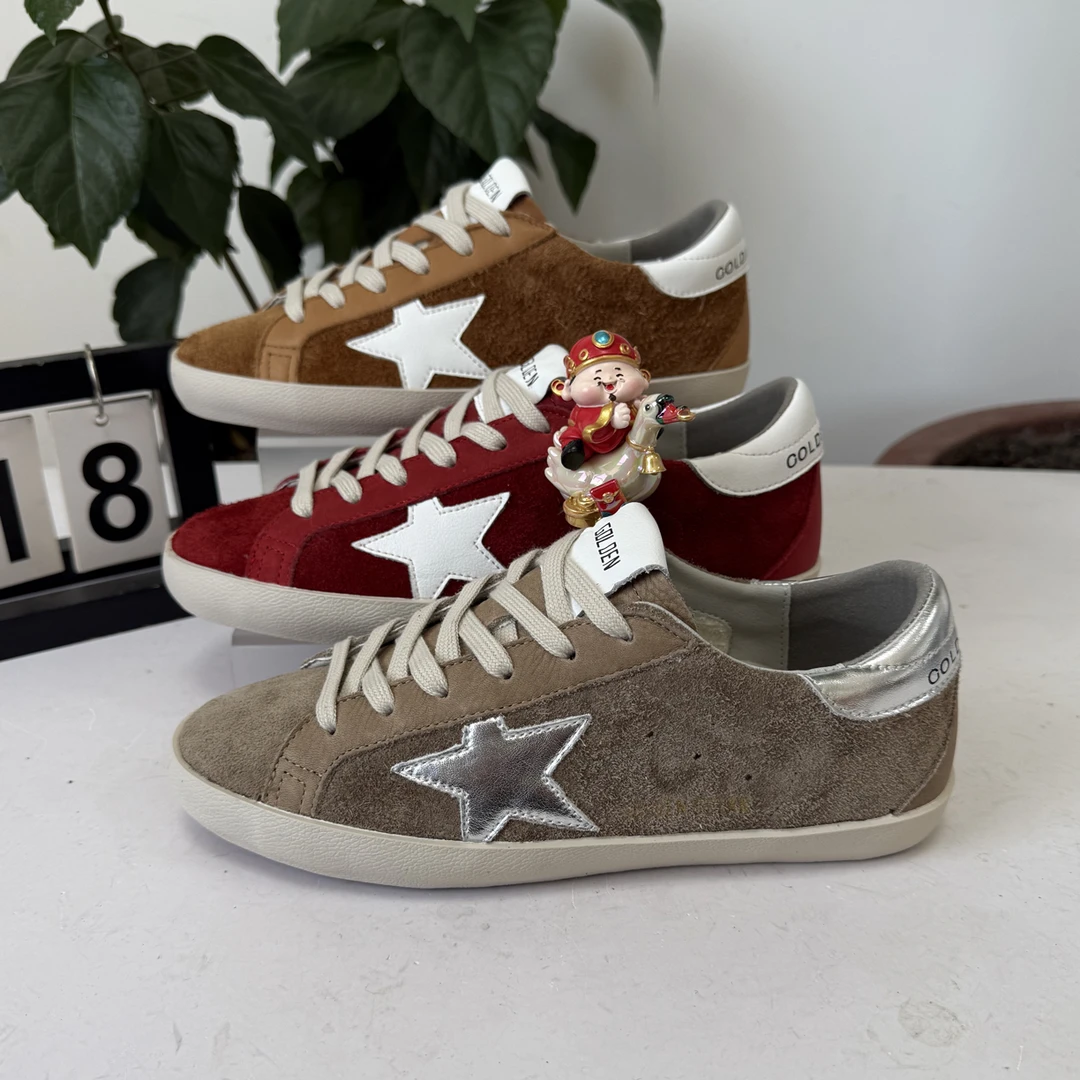 东大门2026春季新款韩版百搭复古做旧星星脏脏鞋平底板鞋女鞋潮