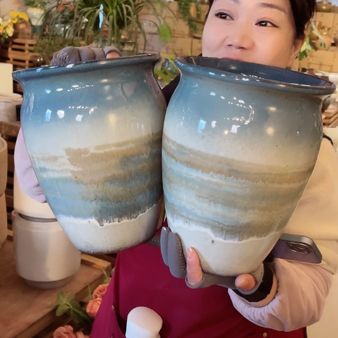 紫砂花盆高度24口径18