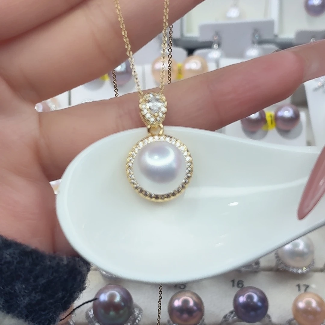 淡水珍珠颈饰合金F