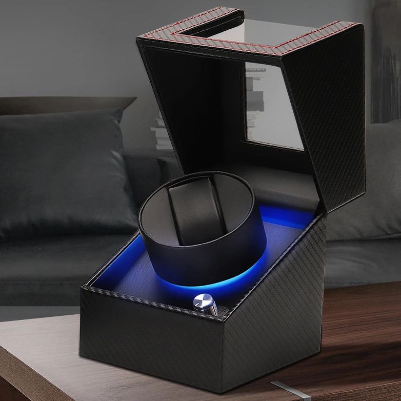 单表位机械表自动上链摇表器电动马达晃表器转表盒高档手表收纳盒