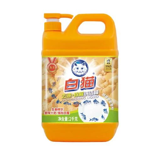 白猫 清爽生姜洗洁精 2kg（新老包装随机）