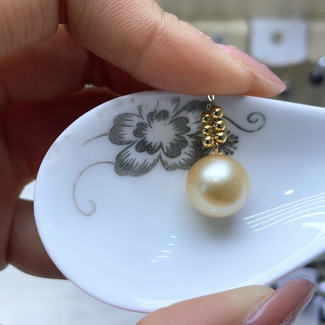 海水珍珠颈饰18K金镶嵌