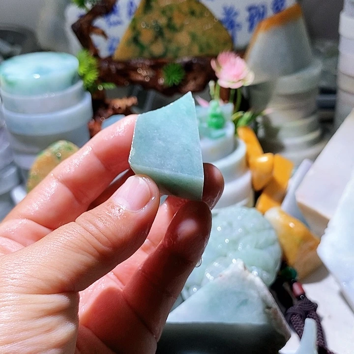 翡翠散珠边角料294