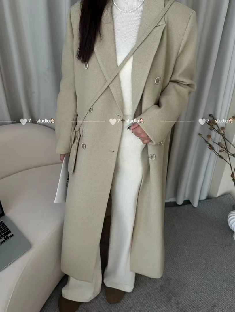 ZEMALA·新款长外套加厚款呢子大衣