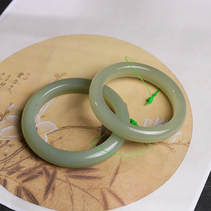 新疆和田玉皮山冰底湖水冻手镯专属福利直播间手镯专享发一件