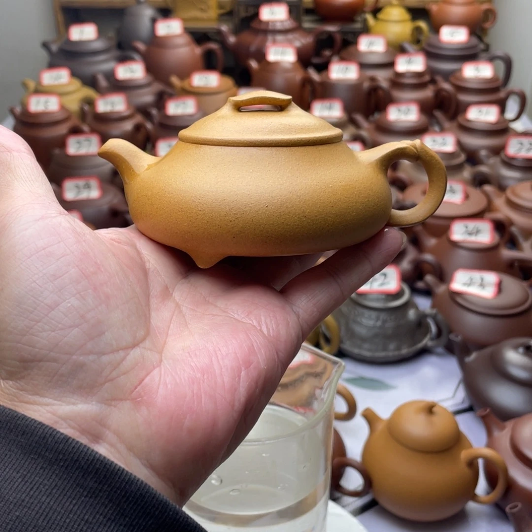 紫砂茶壶宜兴紫砂半手工